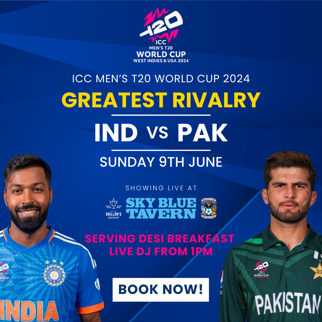 T20 world cup Sky Blue Tavern India v Pakistan
